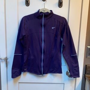 Nike Dri-Fit jacket. Size S.  Purple.